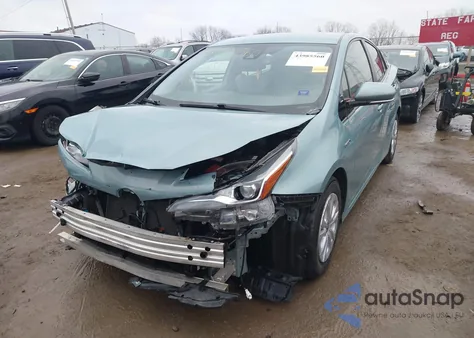 2020 Toyota Prius Le z USA, uszkodzony, nr VIN JTDKARFU8L3122399